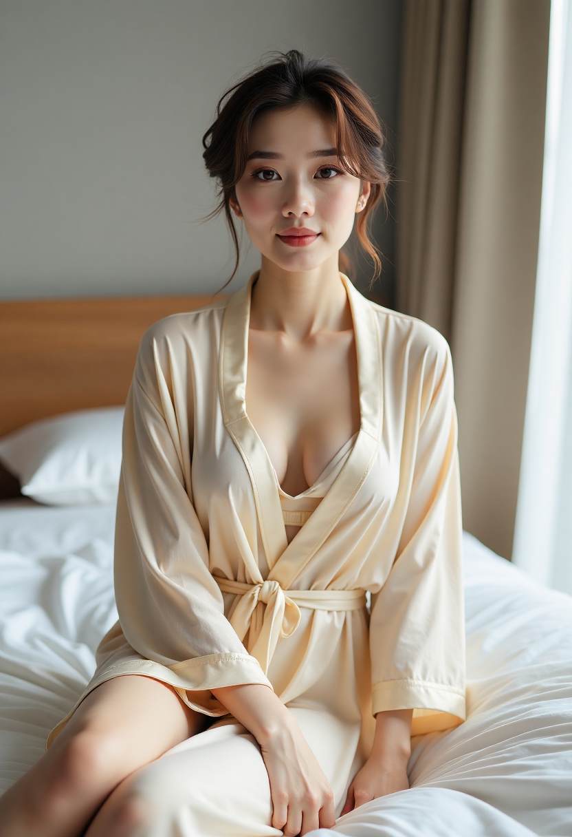 糖糖在湖边散步